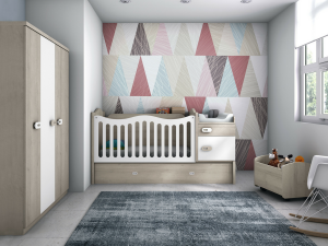 Cuna convertible en cama