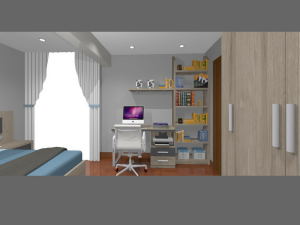 Proyecto 3D haltzaleku dormitorio