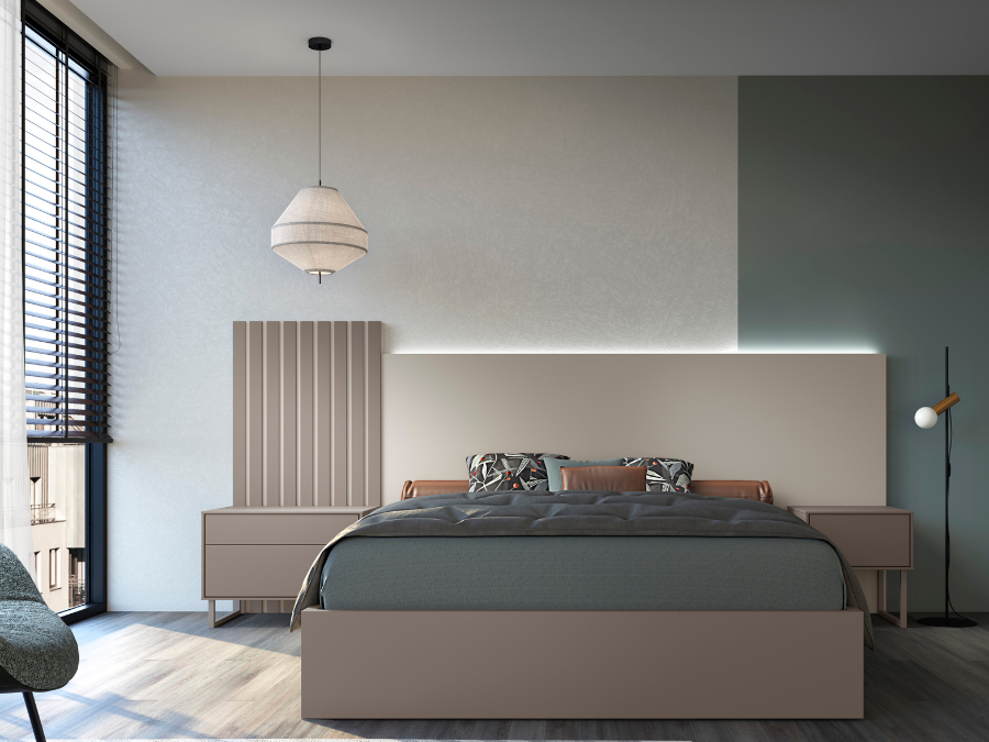 Dormitorio Kroma cabecero Alistonado
