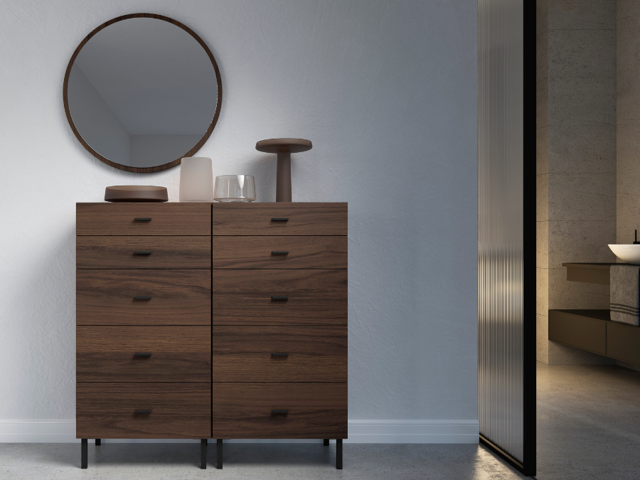 Dormitorio Kroma cabecero Repisa