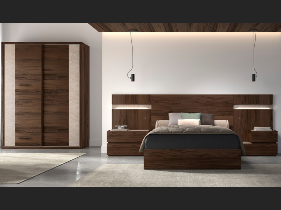 Dormitorio Kroma cabecero Repisa